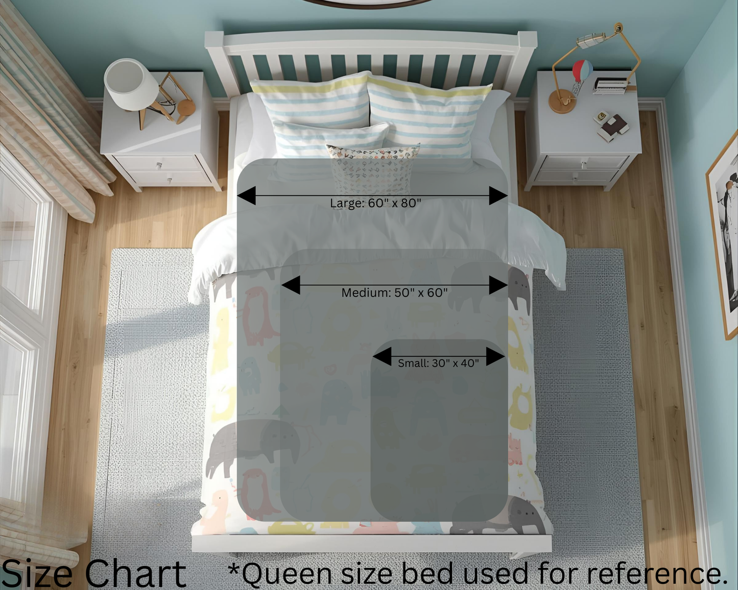 Personalized Princess Blanket – Custom Name Velveteen Plush Throw for Girls’ Bedroom Decor